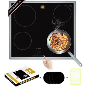 Extra-Large Translucent Induction Cooktop Protector Cover Mat 20.4" x 30.7 "() | 230?C (450?) Heat-Resistant | Range Covers for Electric Stove | Multi-Use  Mat (TSMGTS7)