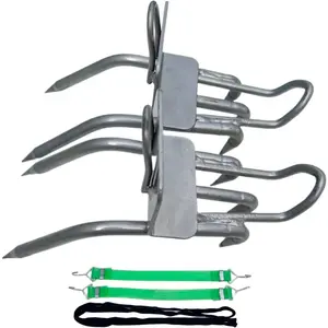 Professional Outdoor Steel Tree Climbing Spikes Set, Climbing Tools for Tree Pruning, Hunting, Picking and Climbing Training