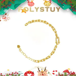 【FOLYSTUY (W153+Y120)】Paperclip bracelet necklace, O-shaped, fashionable and suitable for both men and women. The bracelet is elegant for women or men and can be worn dailyThe necklace is 19.6 inches long; the bracelet is 9.25 inches long.