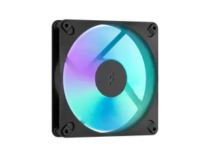 Fractal Design Dynamic 3 140mm ARGB Black PWM Case Fan, High Durability Rifle Bearing, 7-Blade Swept Design, Daisy-Chain Cable, 350-1800 RPM