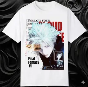 Final Fantasy Gift For Fans Retro Anime Fantasy Art T Shirt