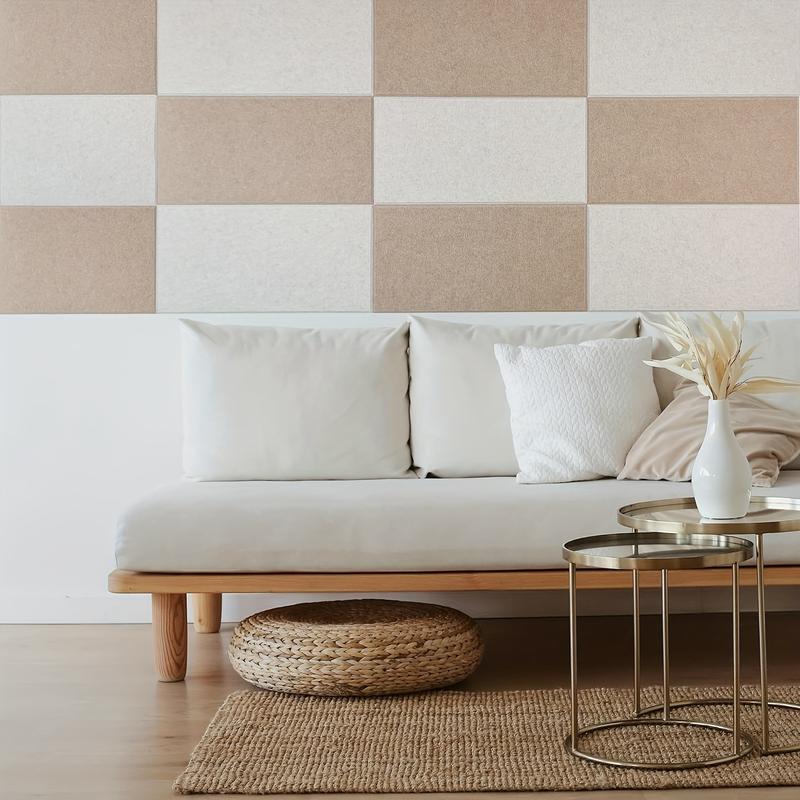 6-Pack Self-Adhesive Acoustic Panels, 23.6*12 inch Decorative Soundproofing Panels, Wall and Ceiling Acoustic Treatment Tiles, Artistic Sound Absorbing Panels, Perfect for Home and Office to Reduce Echo and Noise, Bedroom Decor girl room accessories