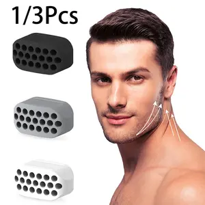 Silicone Jaw Muscle Exerciser, Chin Line Training Ball, Face Shaping Tool, Slimming Facial Contour, Small V Face Sculpting Device, Jawline Trainer