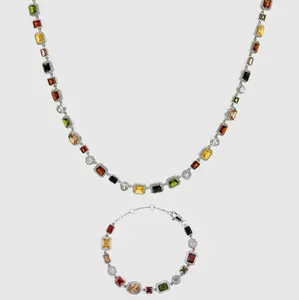 GEMSTONE SET (SILVER)