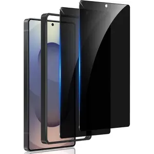 2 Pack for Samsung Galaxy S25 Ultra Privacy Screen Protector Tempered Glass, 25° Anti Spy S25 Ultra Screen Protector, Full Coverage, Case Friendly, Easy Installation-USA