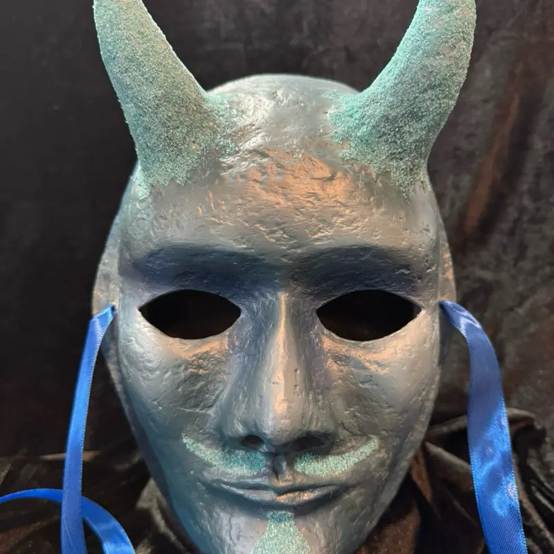 帽子 painting demon mask painting demons mask - TikTok Shop