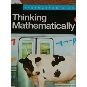 USED-Thinking Mathematically, Instructor's Edition, 4th by Blitzer (Hardcover)