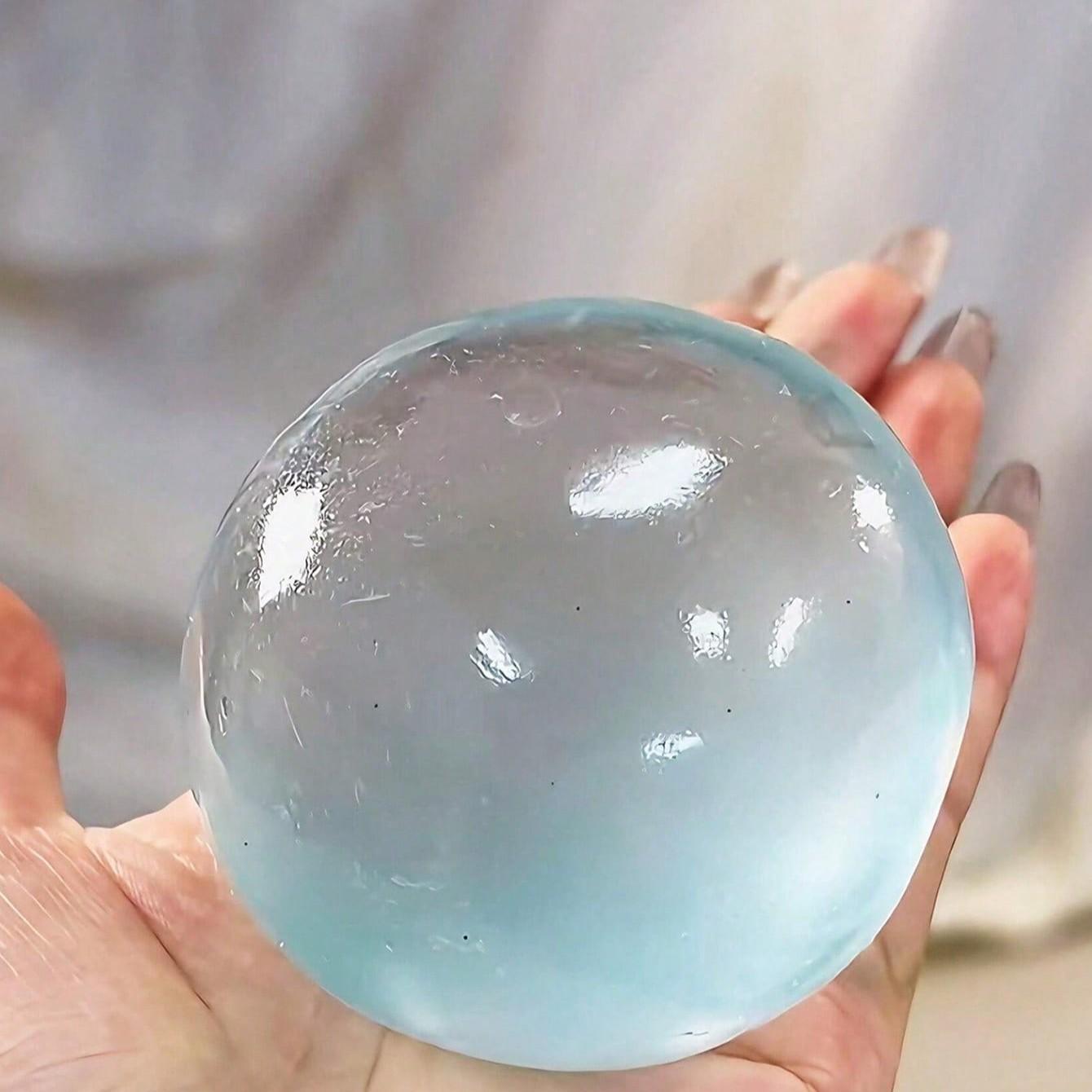 Plastic Slow-Expanding Hand-Squeezed Ball Toy, 6cm Round Stress Relief Toy, Ideal Holiday Gift, Birthday Present, Easter Gift, Halloween Gift