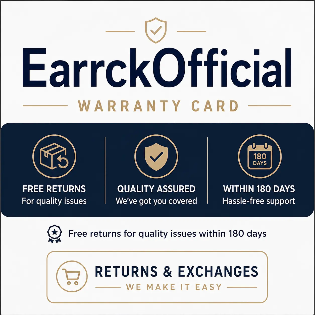 365-day warranty for worry-free quality and safety, Flashlights
