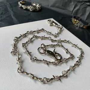 Stainless steel rivet multi-layer trouser chain titanium steel Cuban chain waist chain accessories y2k