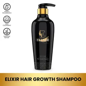 Coco March Elixir Hair Growth Shampoo - Natural Blend of Medicinal Plants for Strengthening and Growth - 16.9 fl oz (500g) Coco March Elixir Hair Growth Shampoo - Natural Blend of Medicinal Plants for Strengthening and Growth - 16.9 fl oz (500g)
