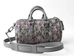 Pre-owned Louis Vuitton Felt Crossbody Bags Keepall Bandouliere Bag LV Felt