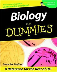 USED-Biology For Dummies by Donna Rae Siegfried (Paperback)