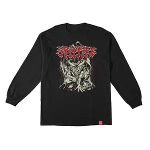 Spitfire Wheels Longsleeve Shirt Demon Black/Multi Discharge