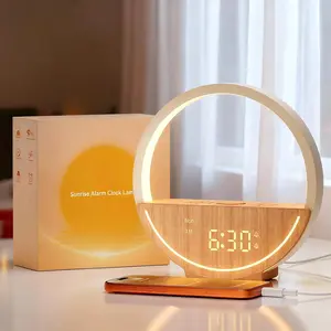 Sunrise Alarm Clock with White Noise – Dual Alarms for Heavy Sleepers, 20 Soothing Sounds, Dimmable Wake Up Light, Sleep Aid Night Lamp for Bedroom & Gifts