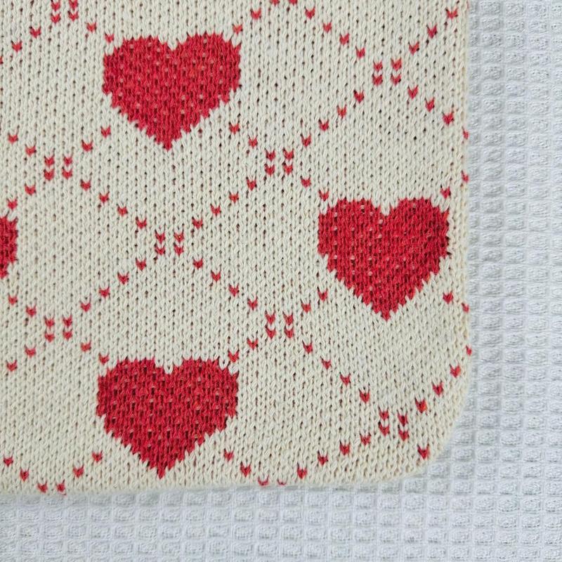 Heart Crochet Tote Bag Cute Valentines Day Gift for Women Adorable Purse with Keychain Cutecore Aesthetic Y2K Style Handbag Perfect Present