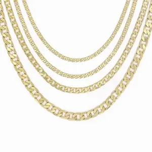 Cuban necklace gold plated 14 k Cuban necklace gold plated 14 k