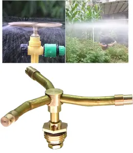3 Arm Automatic Rotary Sprayer, 360 Degree Rotation Irrigation System Sprinkler Head, Sprinklers for Plants, Large Area Coverage Water Sprinkler for Garden Yard Lawns (3-ARM)