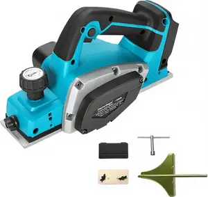3-1/4-Inch Cordless Electric Hand Planer – Compatible with Makita 18V Battery (Tool Only, Brushless Motor), Not an Official M@kita Product