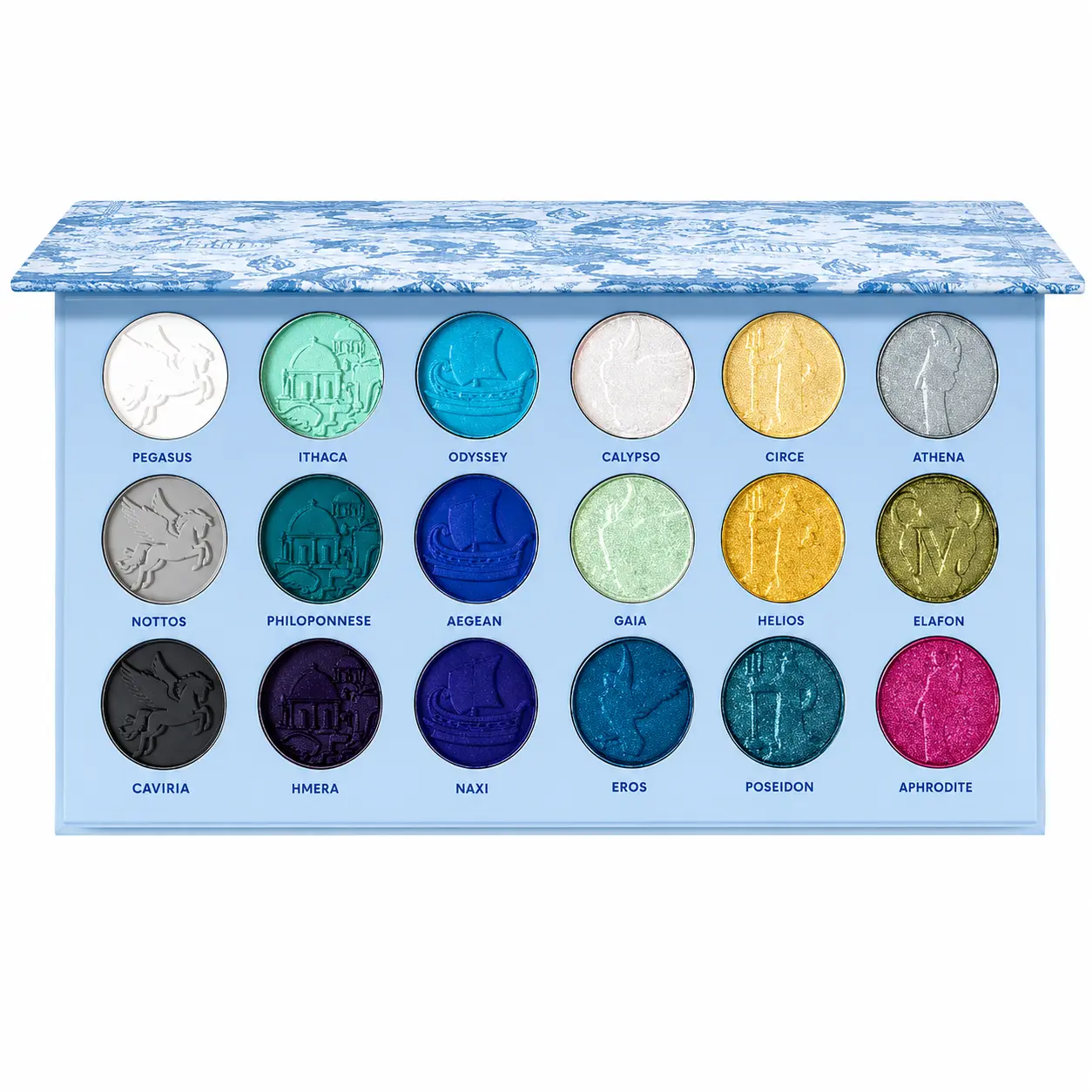Greek Odyssey - 18 Intense Greek Inspired Shades - Cruelty Free Makeup