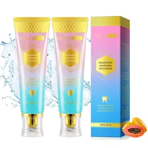 Atoany Natural Niacinamide Toothpaste Buy One Get One Free, Fluoride-Free, Brighten Teeth, Fresh Breath, Oral Hygiene, Sensitive Teeth Safe, Nicotinamide Toothpaste