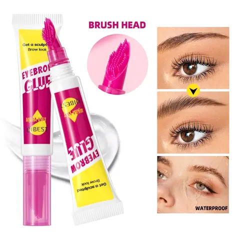 1PC eyebrow gel waterproof, sweat proof, fast drying, non caking, durable makeup, shaping natural eyebrows precisely sculpted brows Brow Styling Gel Brow Styler Gel Brow Makeup Products