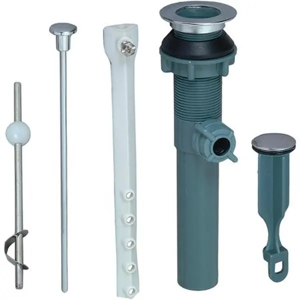 212 MAIN 6x6 in Kitchen Sink Drain Repair Kit - Includes Sink Drain Strainer, Blade, and Square-Sized Component