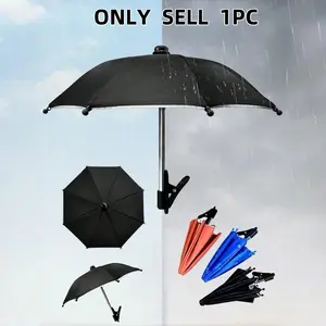 Portable Phone Holder Umbrella, Waterproof UV Protection Mini Sunshade, Outdoor Beach Camping Car Use, Cute Summer Gift, Accessories, Cell Phone Clip, Hands Free Holder, Car Phone Mount