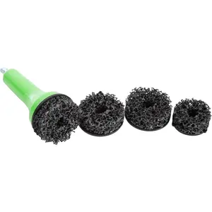 24686  Hub Resurfacing & Cleaning Kit - Removes Rust and  from Hubs, Rotors, and Lug Studs - Includes 4 Pads and Shank Adapter