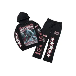 Marxe Black Hoodie/Baggy Pant Track Set