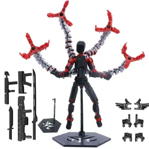 NEW Dummy 13 Action Figure Titan Multi-articular Robot Toys 3D Printed Movable Figure Stress Relief Decompression Toy For Kids