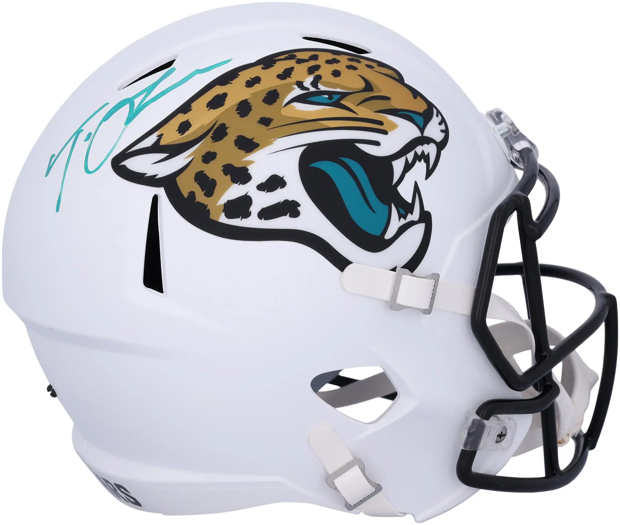 Trevor Lawrence Jacksonville Jaguars Autographed 2024 Alternate Speed Replica Helmet - Fanatics Authentic Certified
