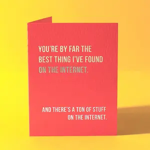 'Best Thing on the Internet' Greeting Card