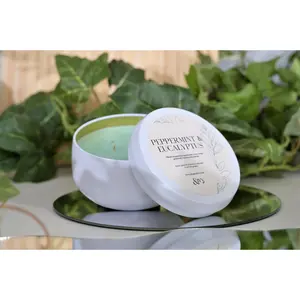 peppermint & eucalyptus 6oz candle