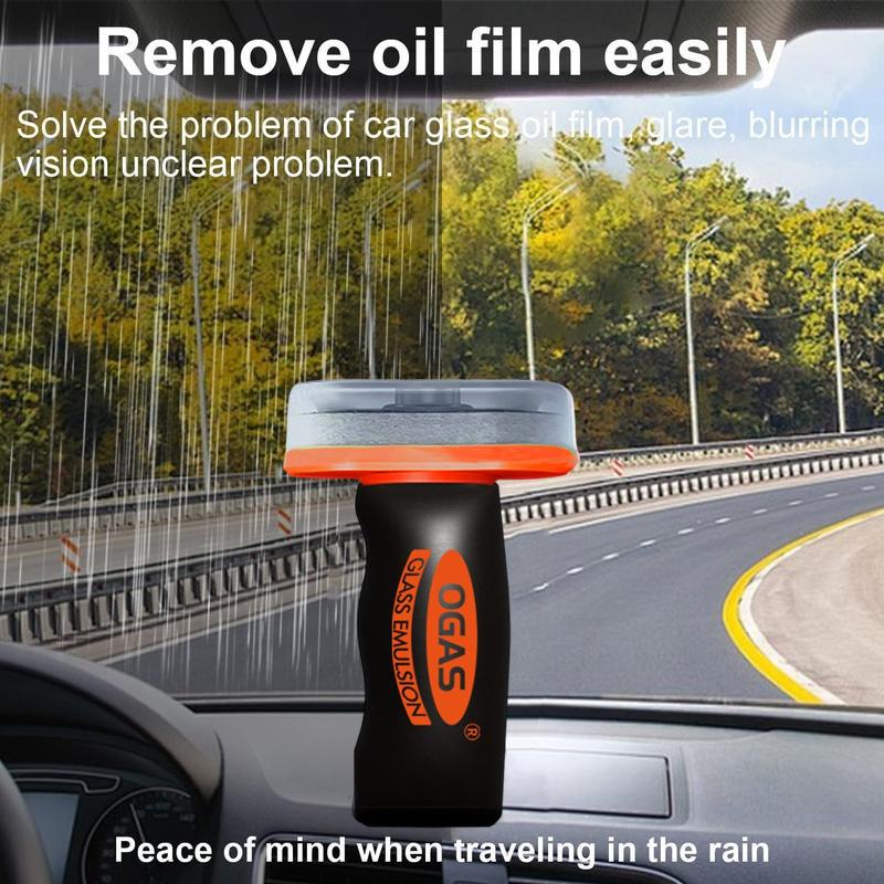 Portable Automotive Oil Film Remover Cream, Glass Decontamination Without Residue, Window Oil Film Cleaner, Quick Cleaning, Compact And Easy to Carry - 100G Degreaser