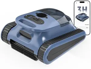 (2026 Upgrade) Cordless Robotic Pool Cleaner, Pool Vacuum for Inground Pools, Wall and Waterline Cleaning, Powerful Suction and Replaceable Battery, 180 min Battery Life for Pool Up to 2150 Sq.ft