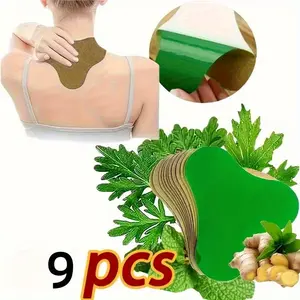 Original Herbal Knee  -  Plaster for Knee Support & Muscle Pain - Maximum Strength for A Temporary Relief - Adhesive Heat  Made with Natural Herbs for Wellness (10 Pads) body care patch