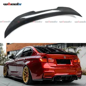 For 2015-2018 BMW 3 Series F80 M3 F30 Sedan All Models PSM Sharp Style Trunk Spoiler Rear Wing Lid Lip Kit Car Exterior Decoration Accessories