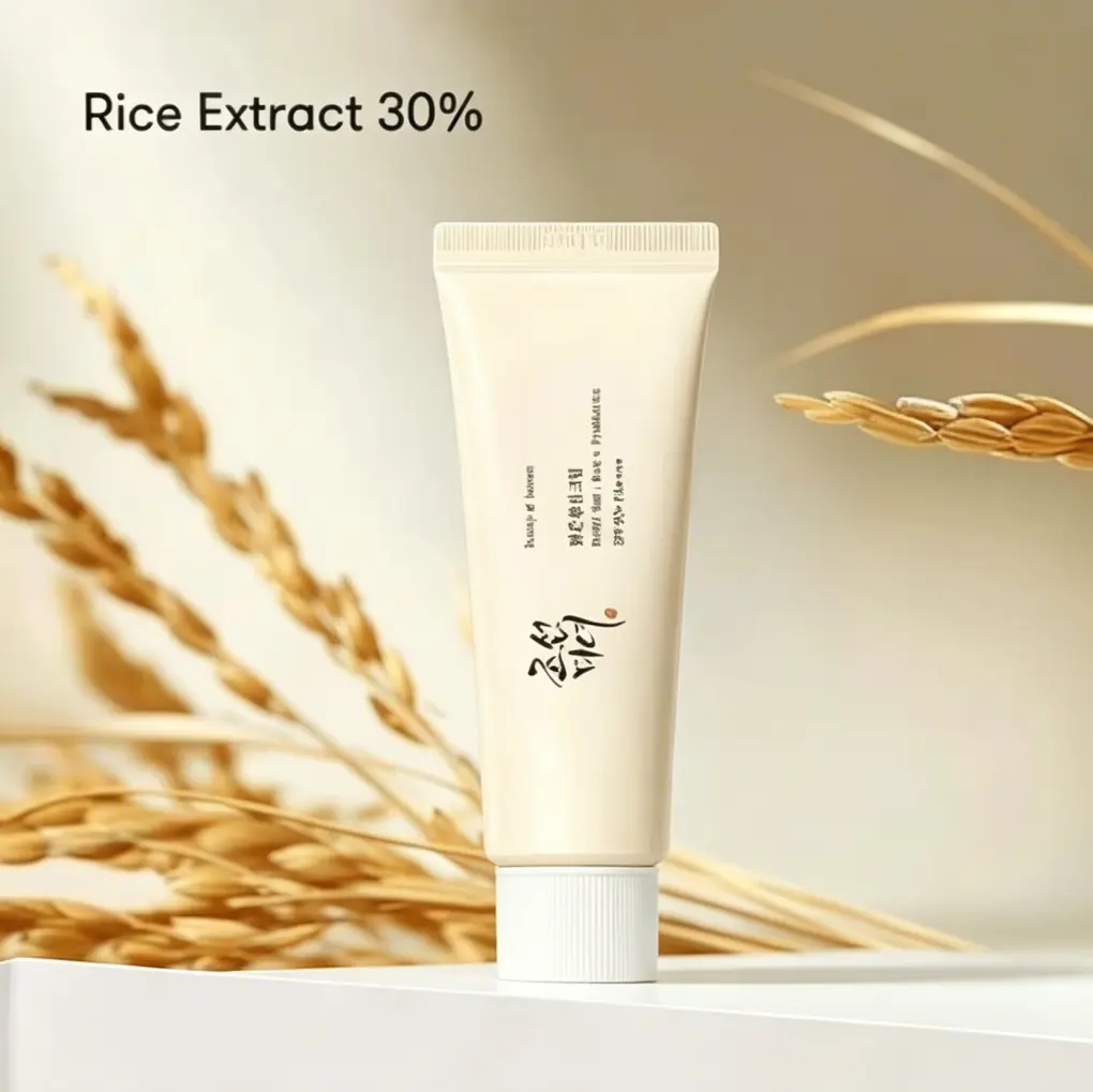 BEAUTY OF JOSEON RELIEF SUN RICE PROBIOTIC SUNSCREEN SPF50+ PA++++, 30% Rice Extract Niacinamide Face Sun Lotion, Lightweight Zero White Cast Korean Sunscreen, Hydrating Barrier Repair For Sensitive Acne Skin 50ml