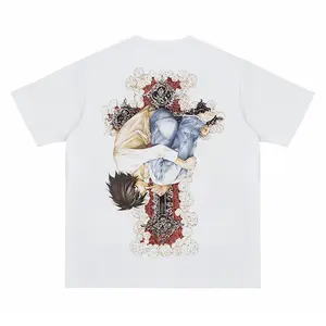 Death Note "L Judgment" Anime Vintage Oversized Tshirt DTG Print 180GSM Cotton Original Design Crewneck Regular Shoulder Unisex Streetwear