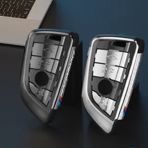 Car Key Cover For BMW X1 X3 X5 X6 X7 1 2 3 4 5 6 7 Series G20 G30 G01 G05 G22 G38 M3 M4 Durable & Stylish Protection Accessory Gift Car Key Protector Key Fob Protector