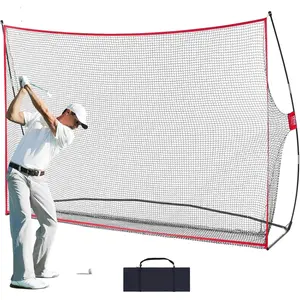 VEVOR Golf Practice Net, Indoor Hitting Net for Baseball, Hockey, Soccer, Heavy Duty Nylon DIY Ball Net, Sports Netting Barrier for Backyard Driving Training Swing