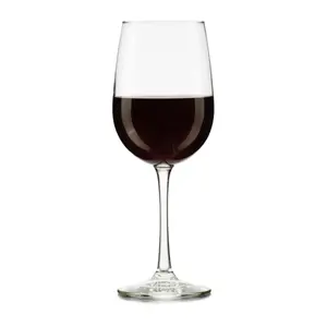 Libbey Vina Tall Wine Glasses Set, All Purpose White and Red Wine Glasses Set of 12 Professional-Grade Glassware Set for Gatherings, Events