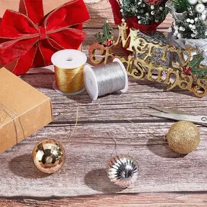 Metal wires used for handcrafting and jewelry making, in circular shape, versatile and durable decorative thin strings - sewing thread and bead thread