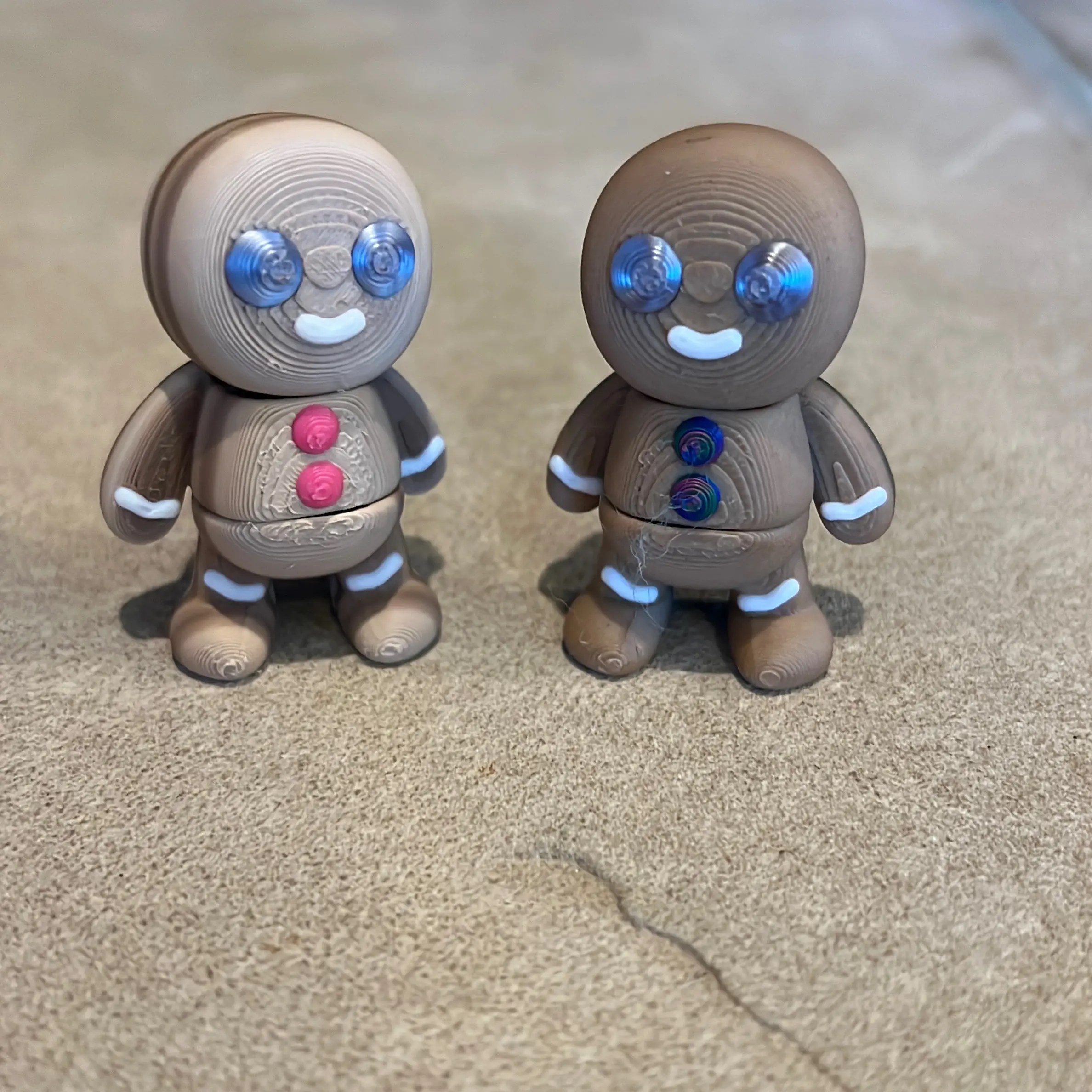 2 inch tall 3D Mini Gingerbread Person 2 inch tall 3D Mini Gingerbread Person