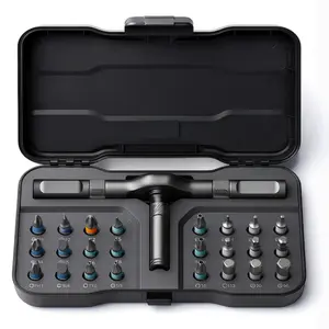 24in1 Multifunction Ratchet Screwdriver Set Multi Magnetic Bits Mini Repair Tool Kit Household Tool for PC & iPhone, Gadget Maintenance, Compact Toolset, Portable Toolkit, Sturdy Ratchet, Hand Tool Collection, Multibit Driver, Electrical Repairers