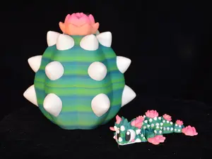 3D Print - 1 Flexi Cactus Dragon with 1 Egg