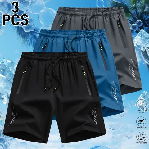 Men’s summer shorts made from lightweight, breathable fabric with reinforced zippered pockets and a drawstring waistband. Lightweight and comfortable with a relaxed fit—ideal for running, fitness, cycling, basketball, tennis, and outdoor sports. Perfect f