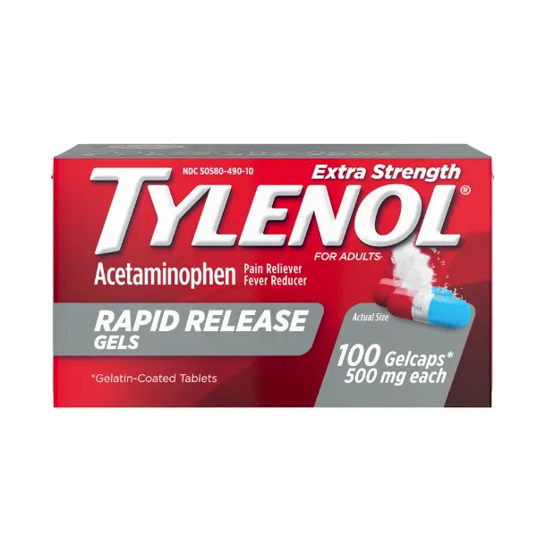 Tylenol Extra Strength Rapid Release Gels 100ct