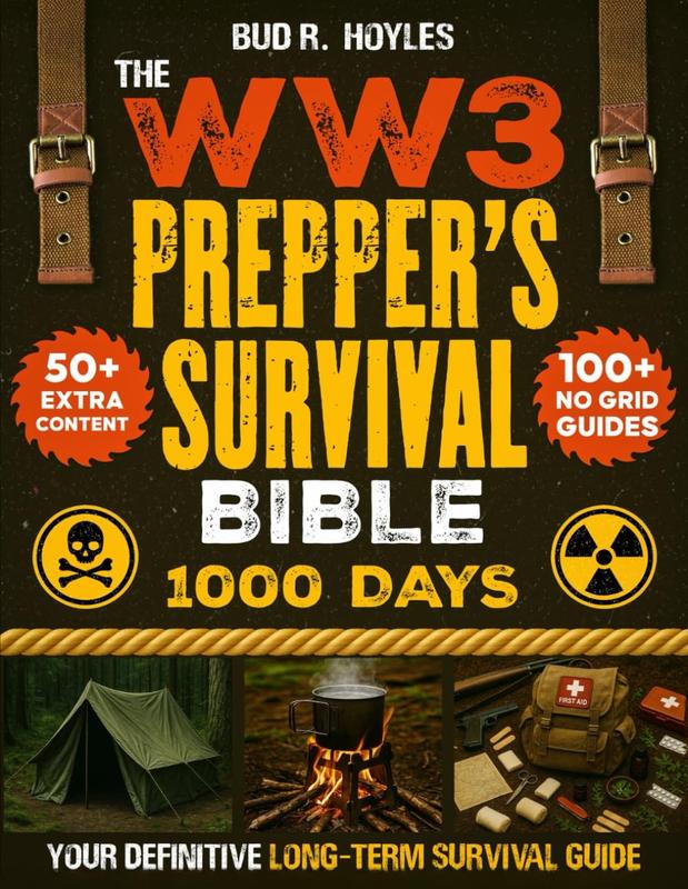 The WW3 Prepper’s Survival Bible: Your Definitive Long-Term Survival Guide | 1000 Days of No Grid Survival Projects, Bug-In Plans, Homesteading, Medicine, Off-Grid Living, Water Filtration & More